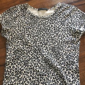 brandy melville cheetah top